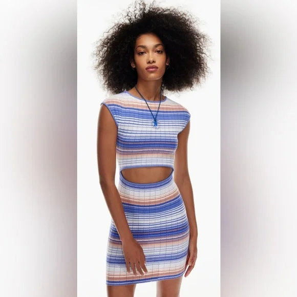 wilfred cutout knit mini dress Cutout Knit Mini Dress